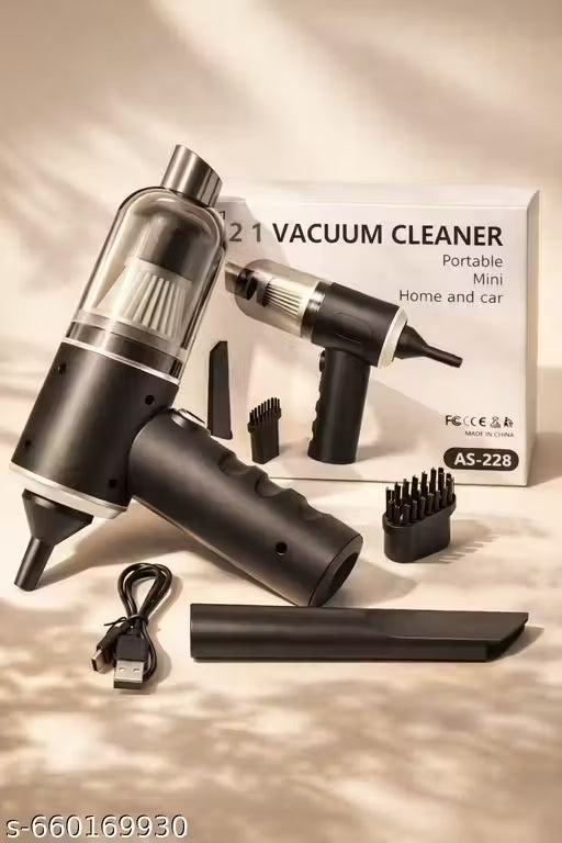 Portable mini home and car 3in1 vacuum cleaner
